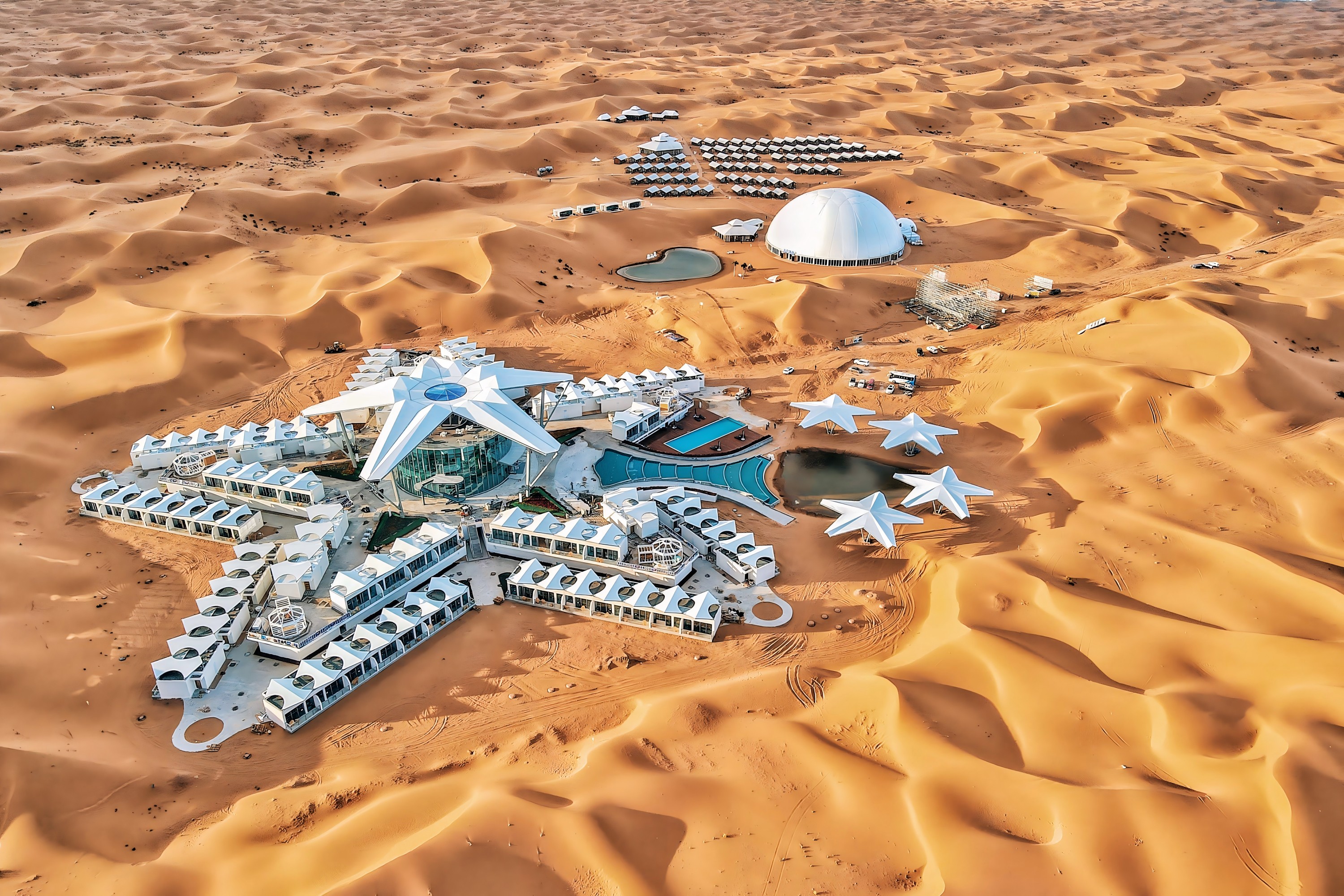 【私享定制团】宁夏小众探秘5日（沙漠星星+黄河宿集+腾格里沙漠五湖穿越+镇北堡西部影城+览山公园+沙坡头沙漠活动+明长城+66号公路）