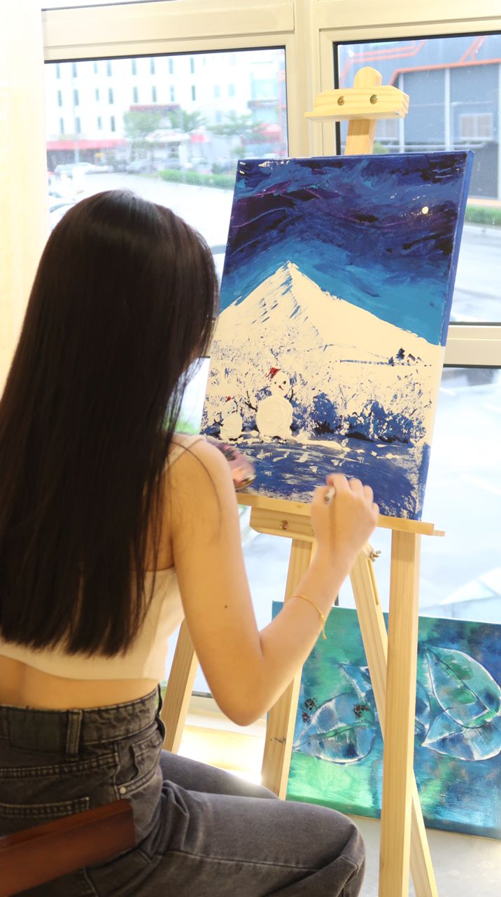 新山 Slow Day Cafe 丙烯画 & 石英画工作坊