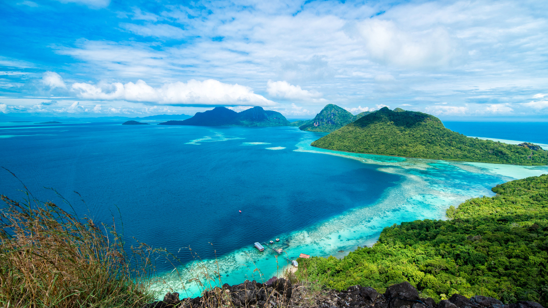 仙本那3岛跳岛 + 浮潜 + 徒步健行一日游