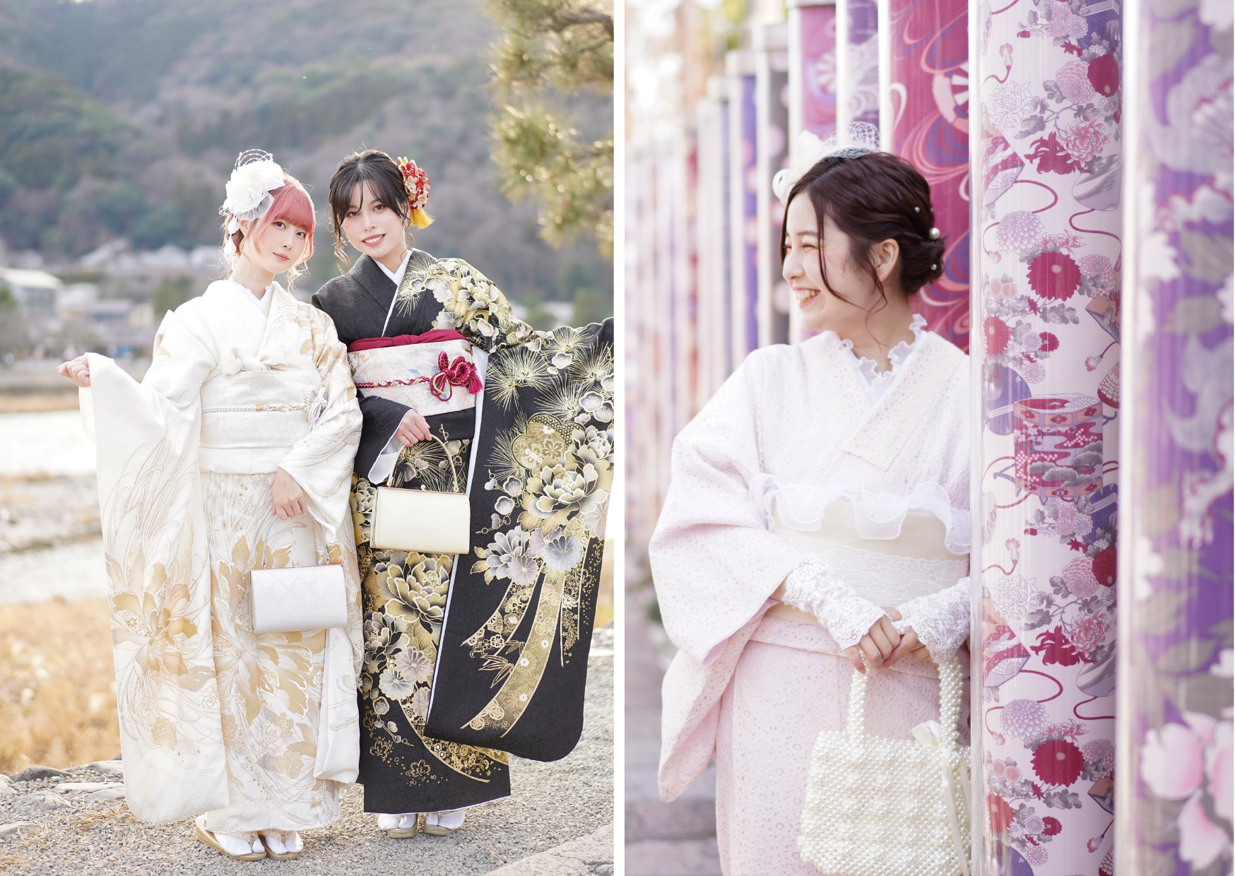 岚山和服租借（免费发型设计）（京都爱和服岚山渡月峡店）