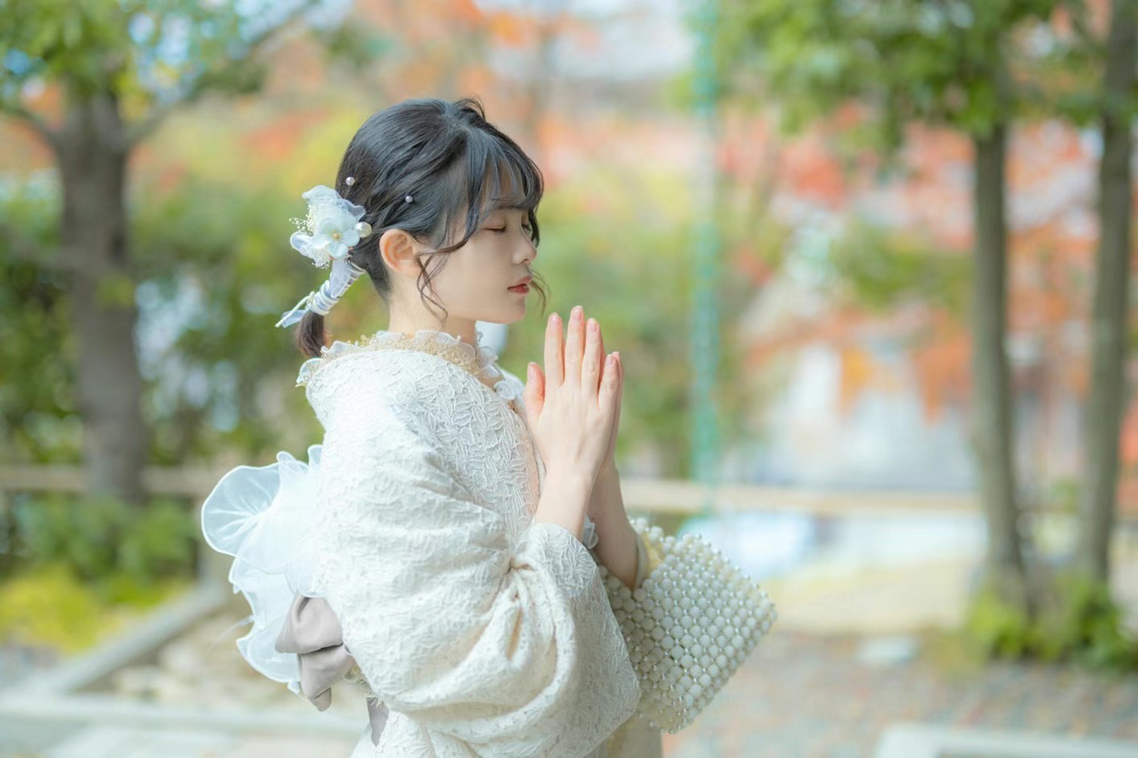 京都和服租借体验＆拍照摄影（Ookini和服租赁八坂神社袛园店提供）