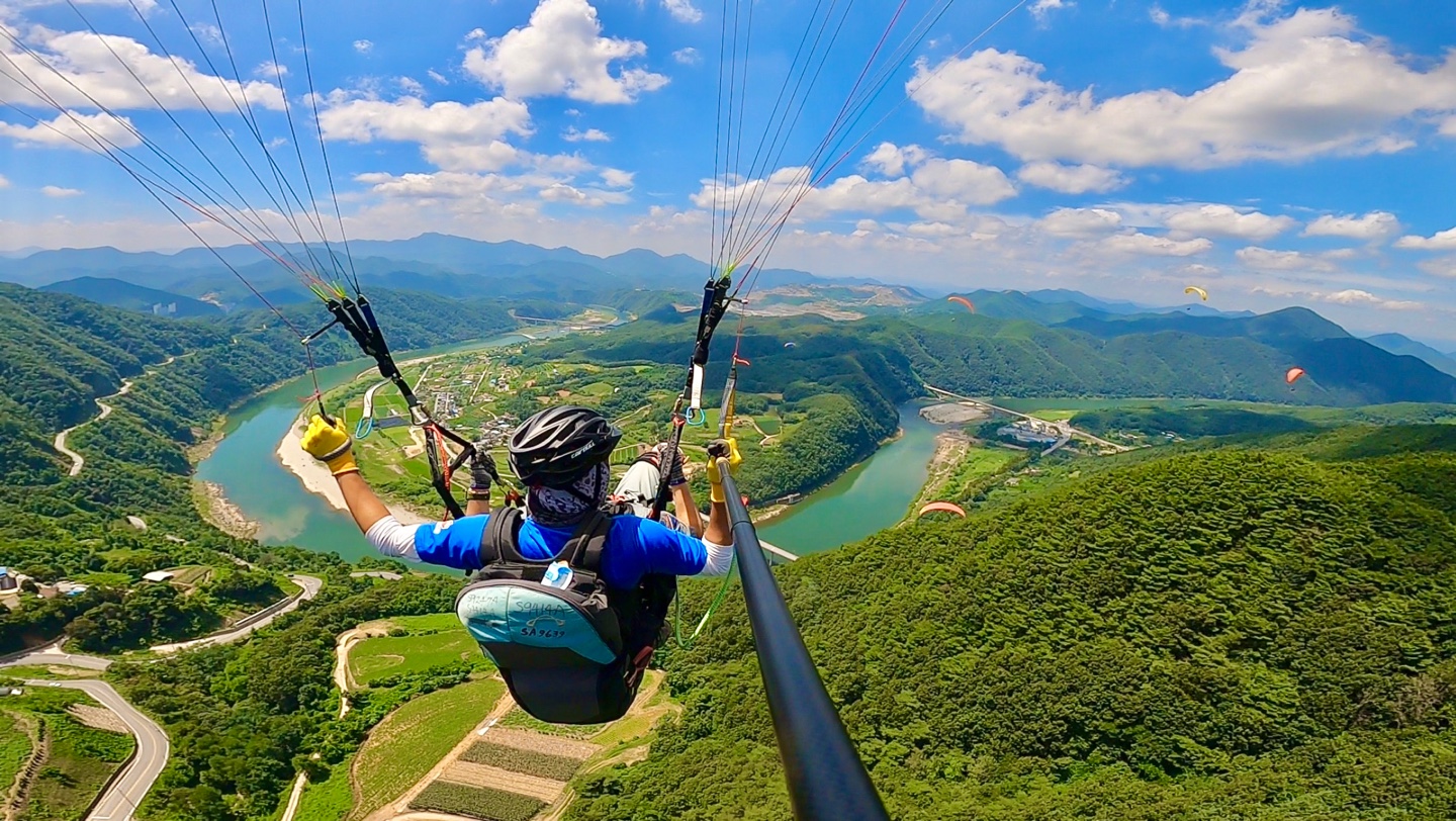 丹阳滑翔伞体验（Thesen提供）