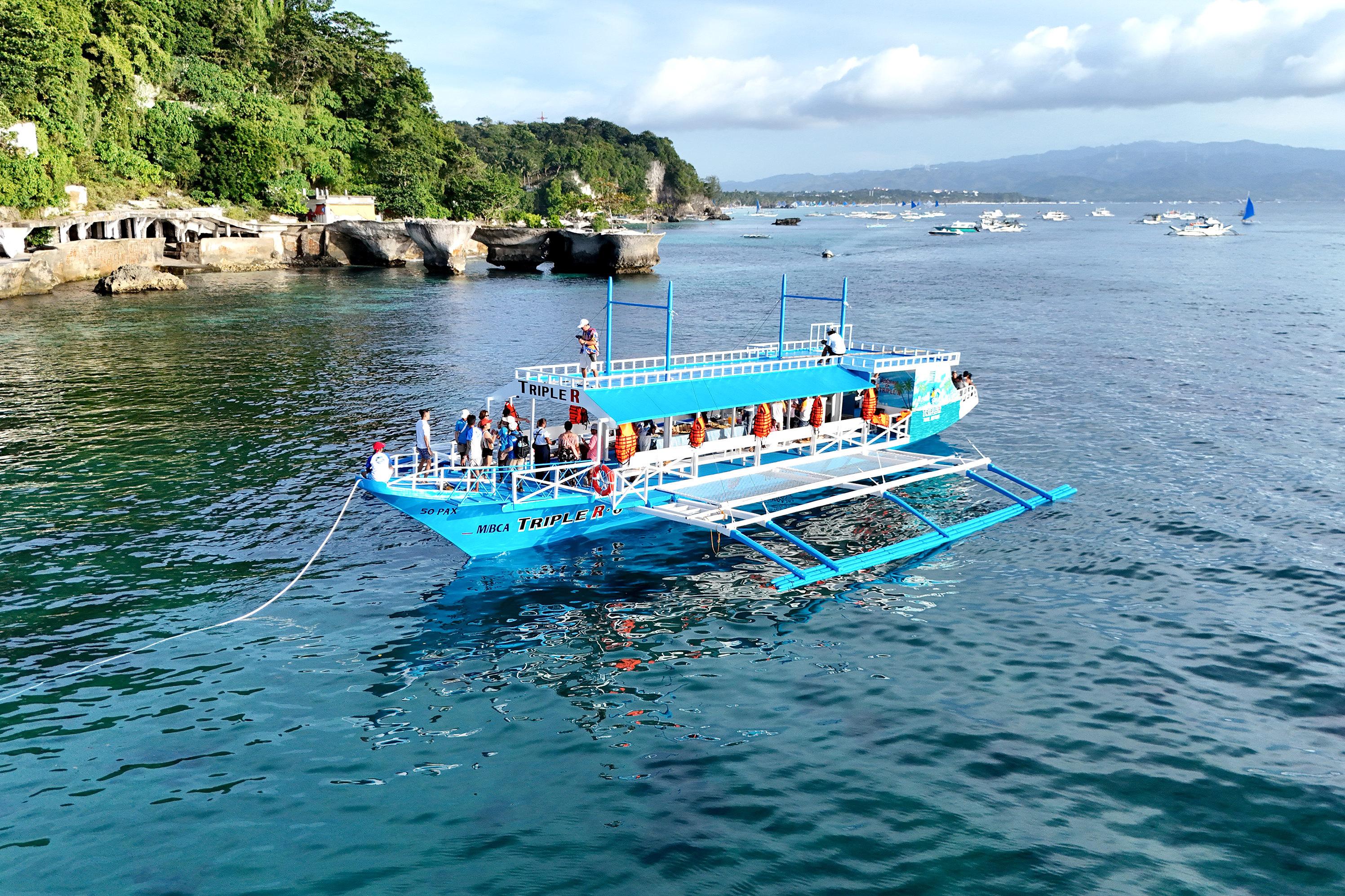 长滩岛节奏日落游船体验