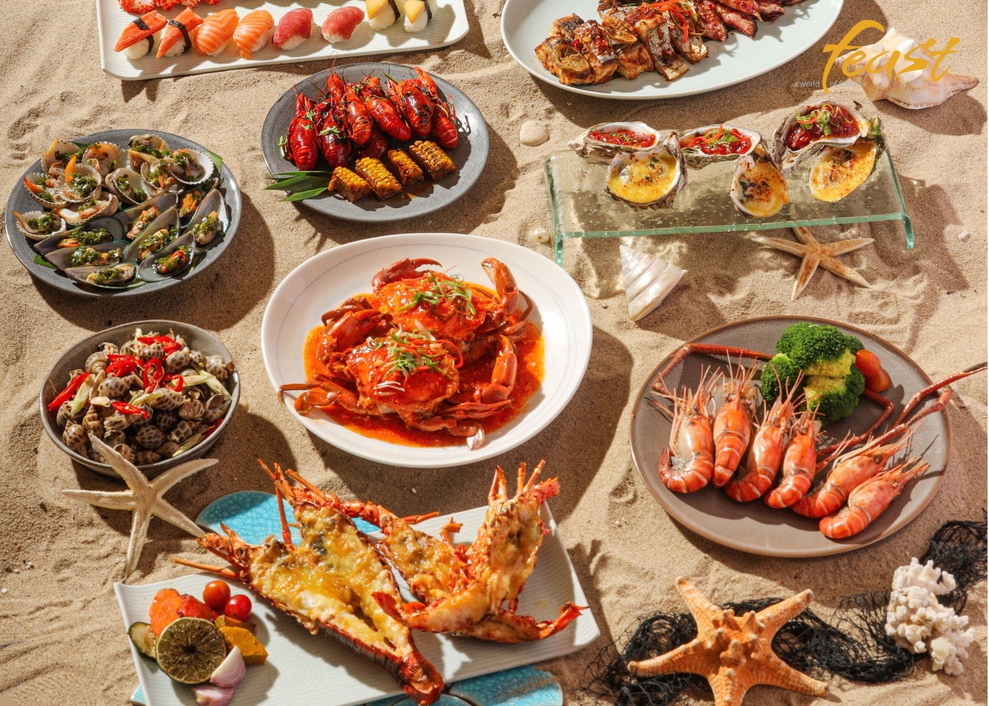 Feast Restaurant海鲜自助餐 - 芽庄喜来登度假酒店