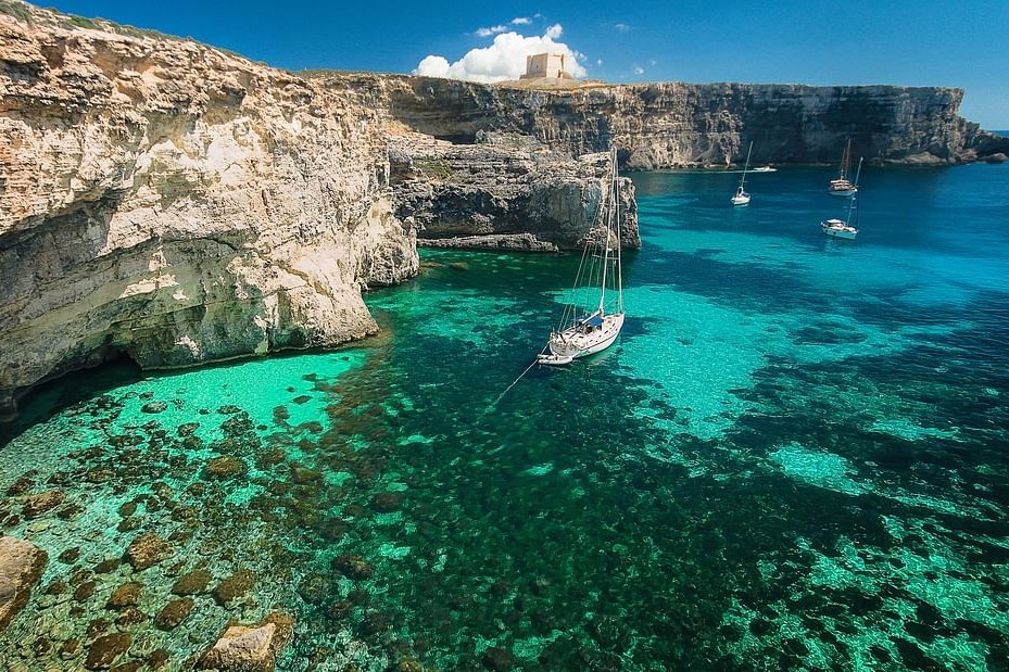 科米诺岛 & 蓝色泻湖观光游船（斯利马出发）