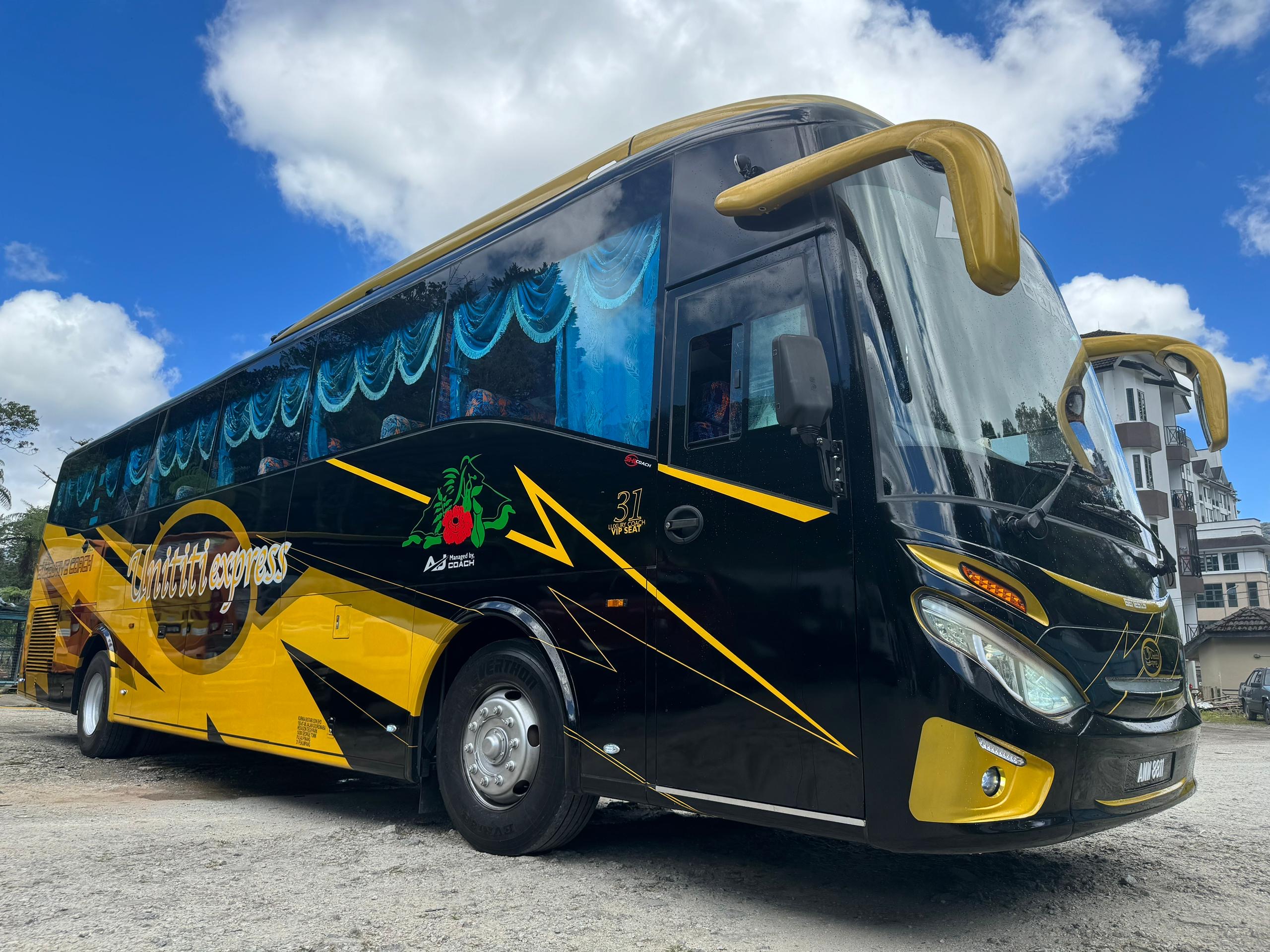 金马仑高原 - 怡保巴士接送（Unititi Express 提供）