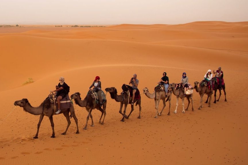 3天2夜 菲斯沙漠奢华露营地（Erg Chebbi）之旅（马拉喀什出发）