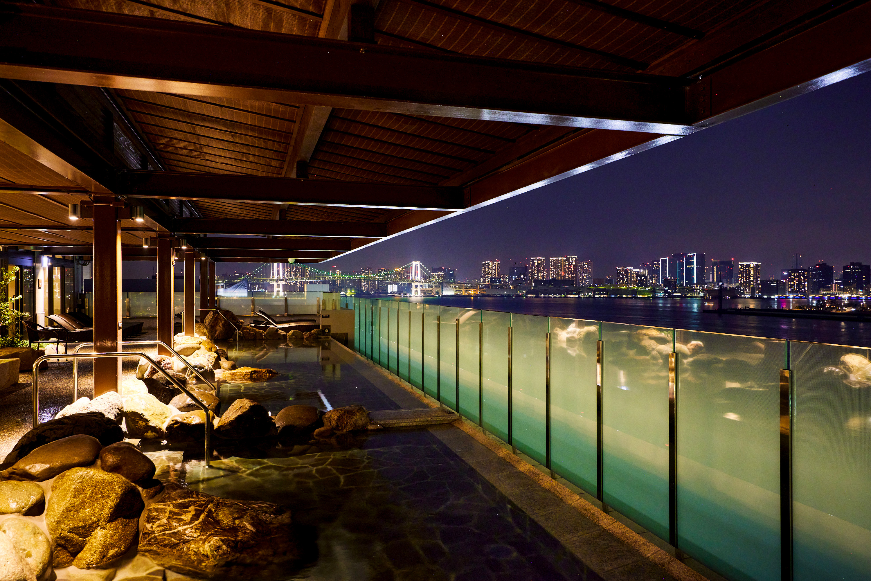 东京月岛「千客万来」豊洲万叶俱乐部温泉体验