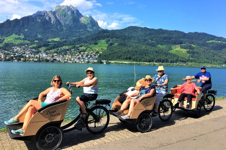 卢塞恩隐秘瑰宝电动货运自行车之旅