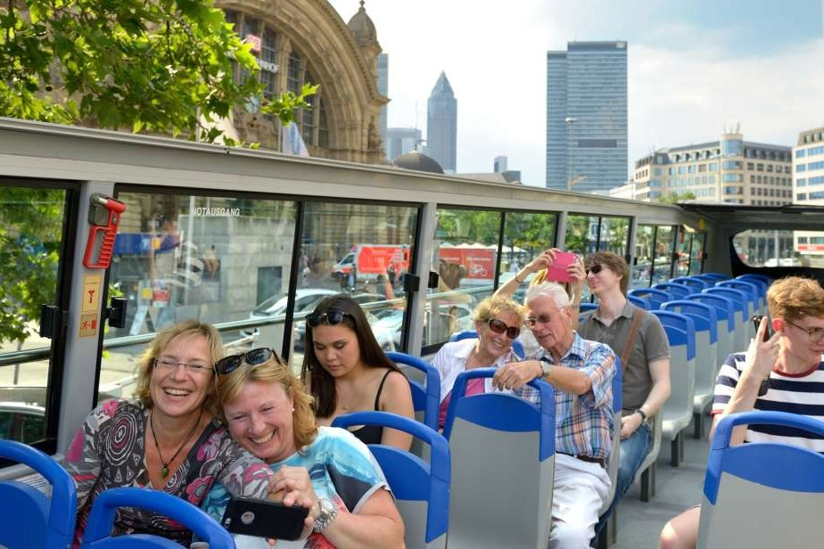 法兰克福随上随下观光巴士之旅（Express／Skyline 路线）