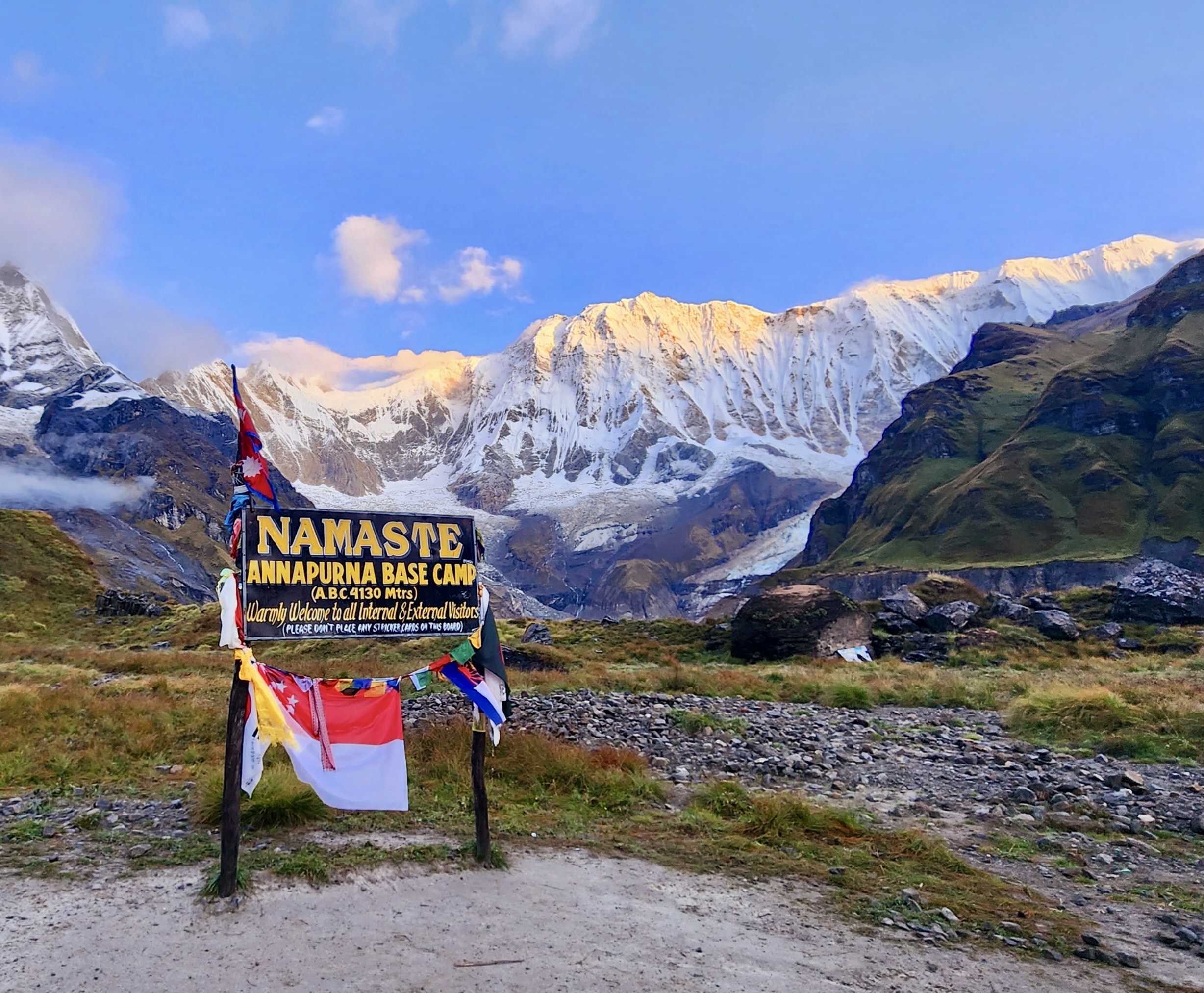 安纳普尔纳峰基地营导览健行 - 7天行程（博卡拉往返）