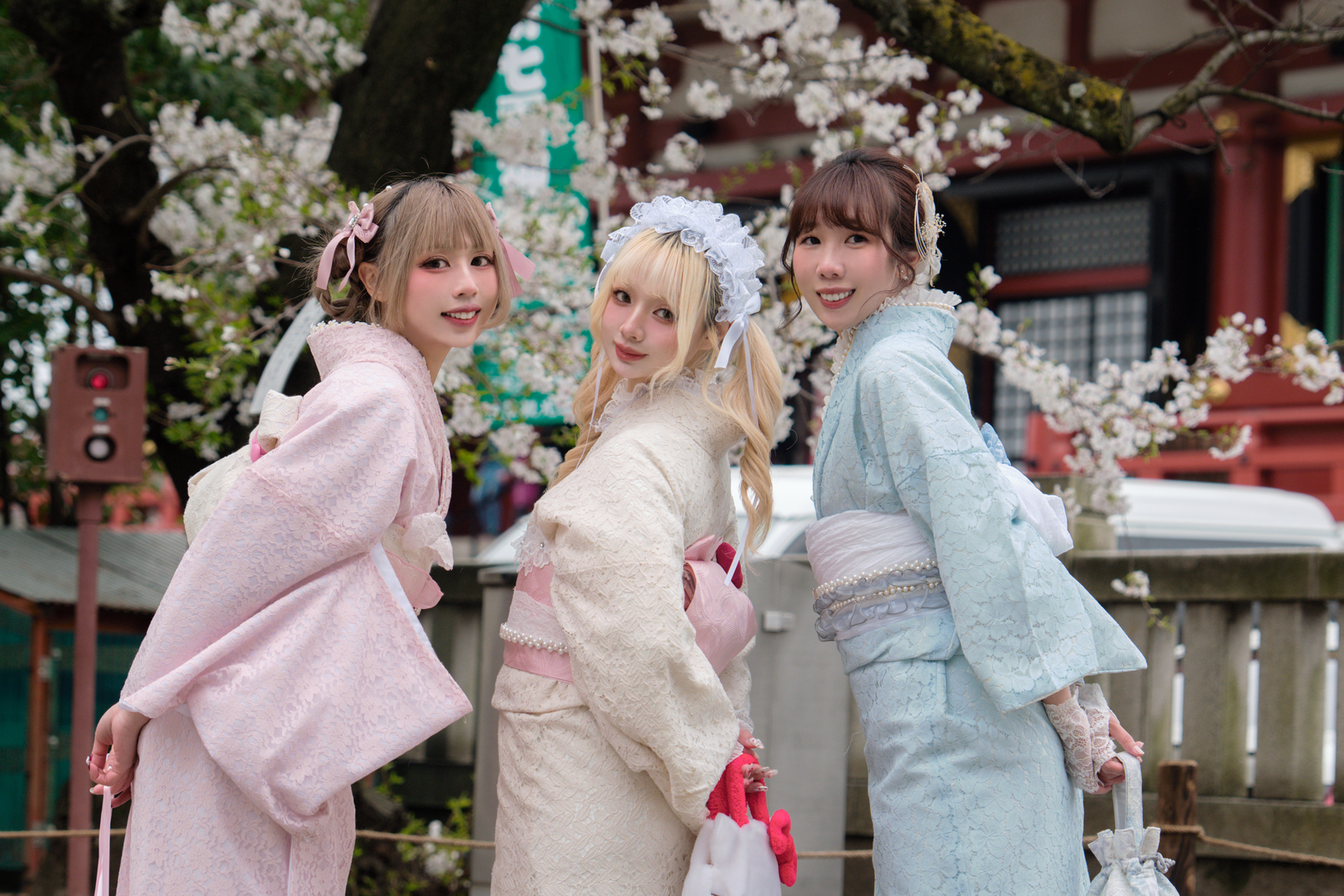 浅草和服&振袖租赁体验（东京／和装小町 花音提供）