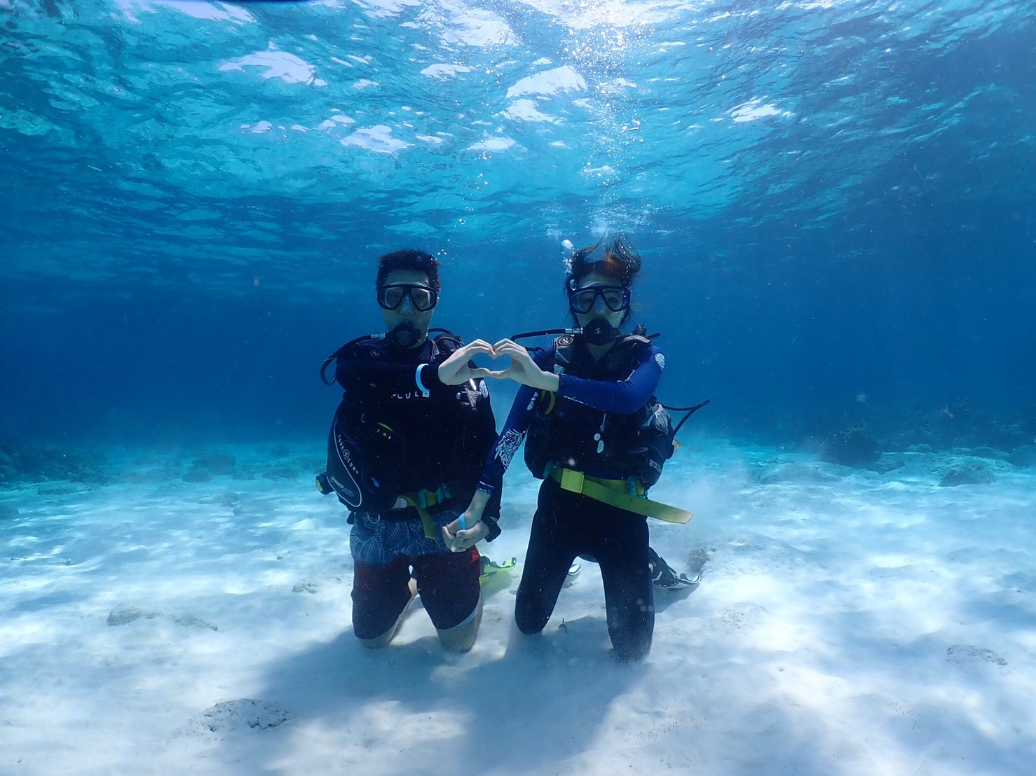 皇帝岛水肺潜水一日学习体验 - 无需执照