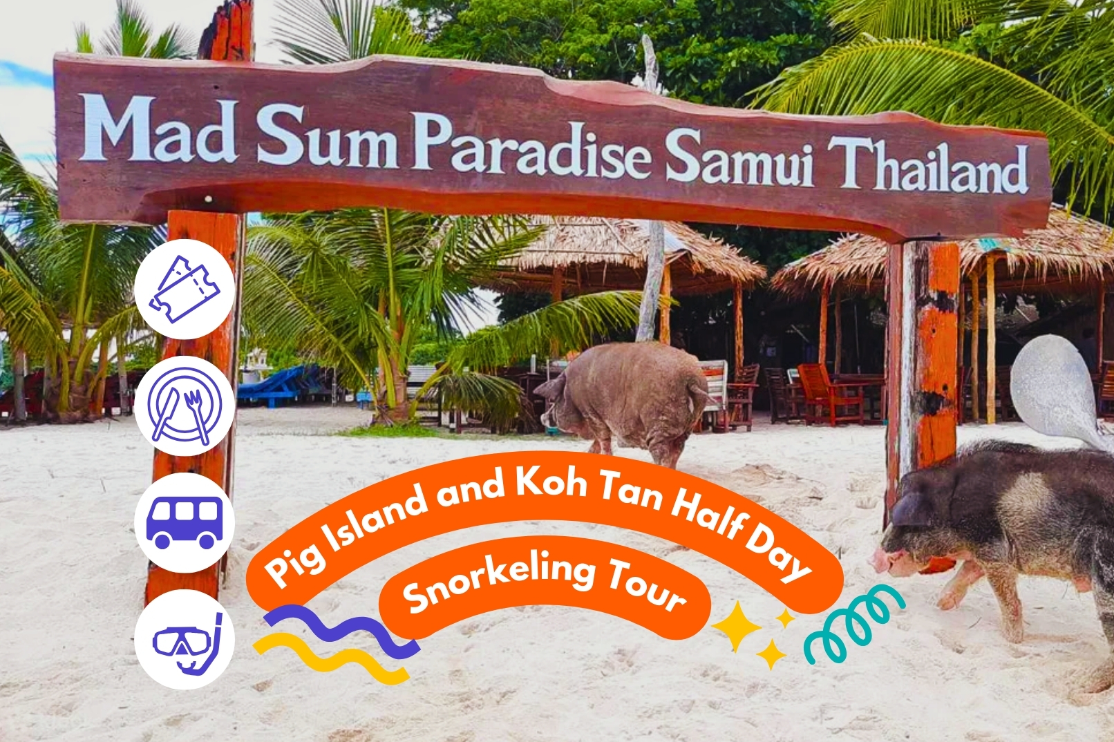 Koh Mudsum & Koh Tan半日浮潜之旅