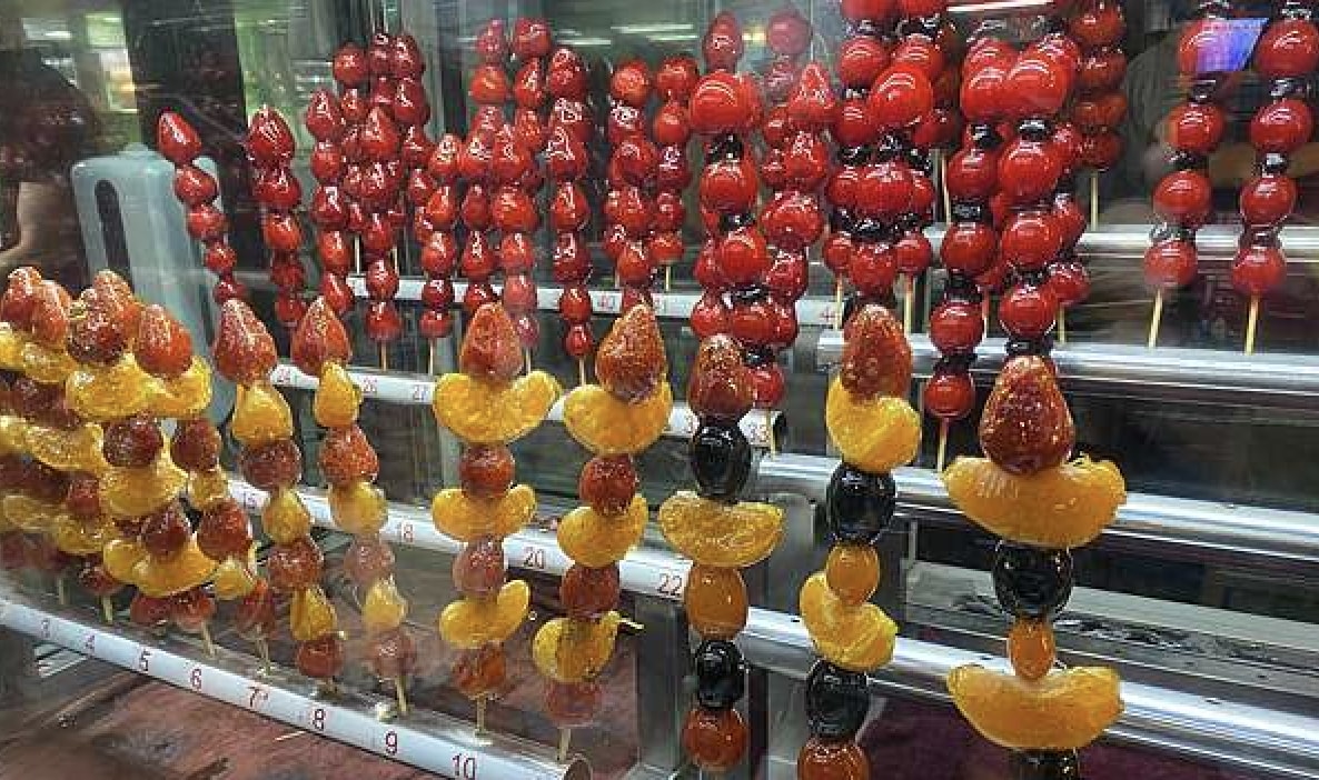 今晚吃糖糖葫芦：草莓+综合水果糖葫芦