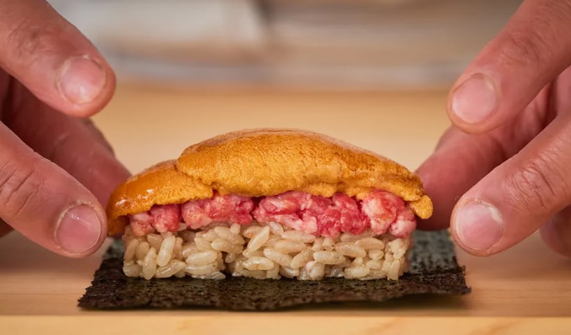 きんたん（Beef Sushi KINTAN RESTAURANT）牛肉寿司 - 东京银座