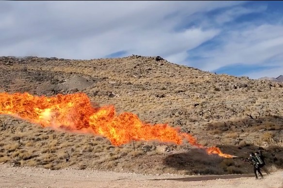 拉斯维加斯喷火器体验