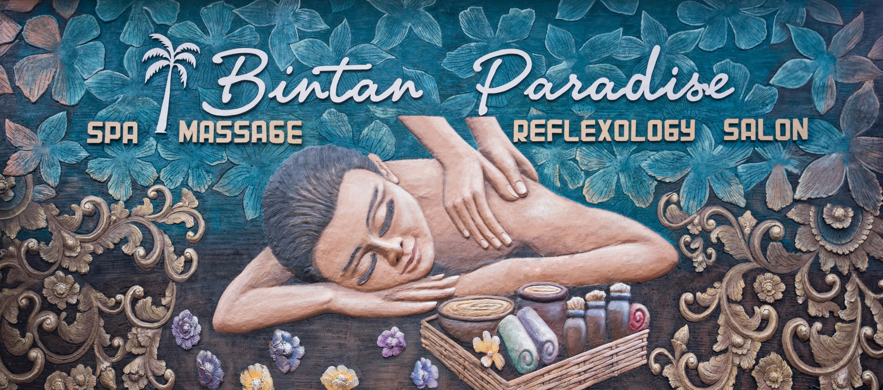 民丹岛天堂水疗中心全身按摩体验