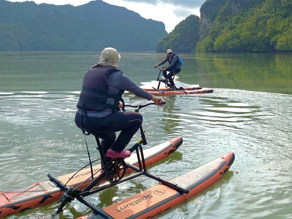 兰卡威水上自行车体验
