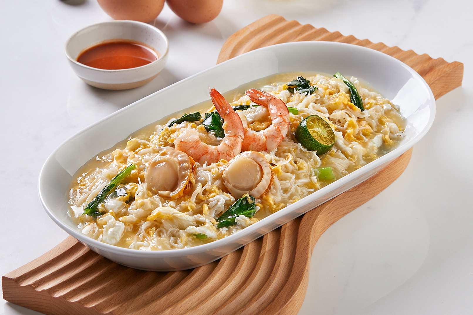 新加坡白色餐厅（原三巴旺白米粉）位于怡丰城/新达城