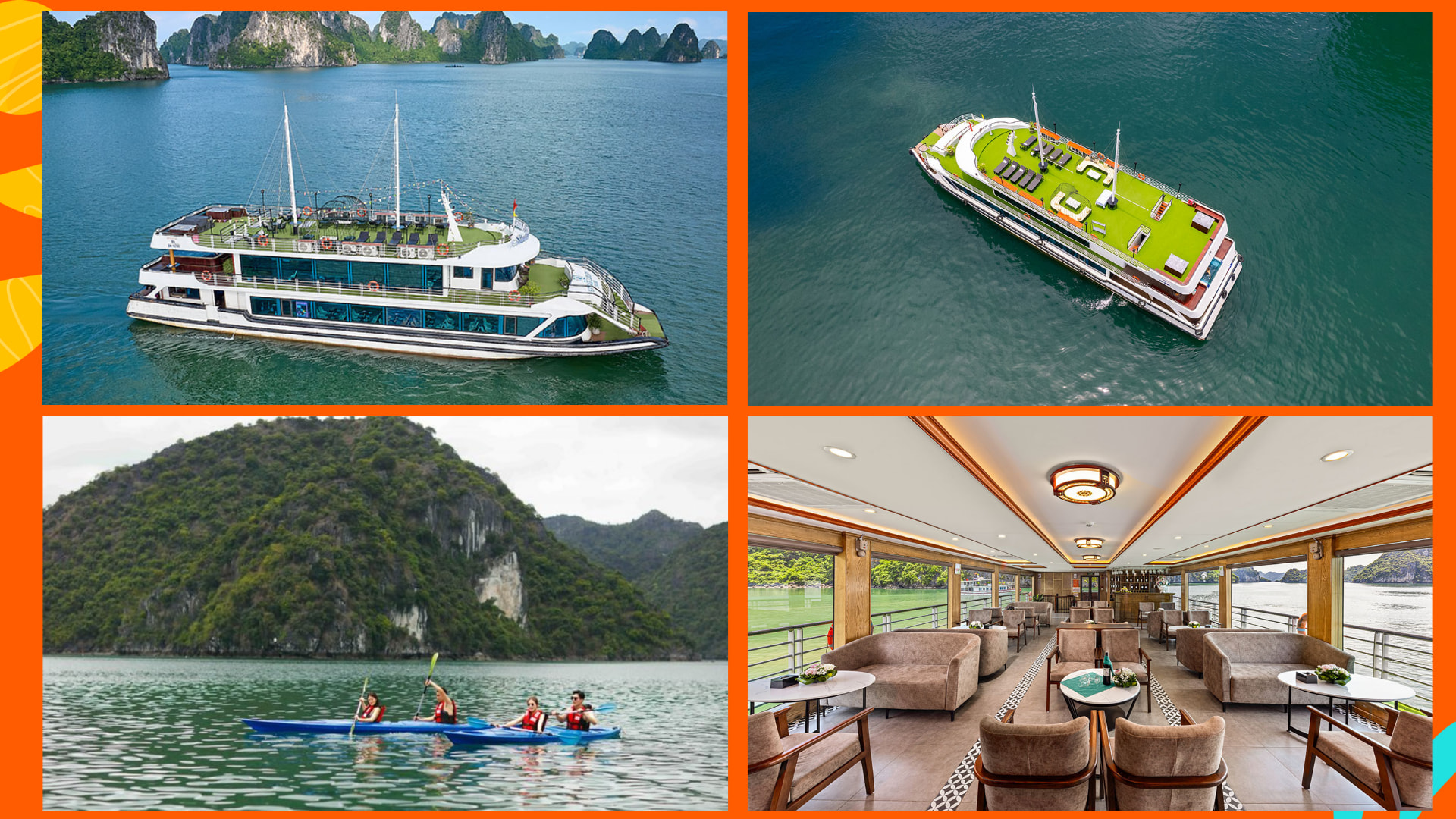 【线路2】下龙湾一日游（五星级传统豪华游轮）