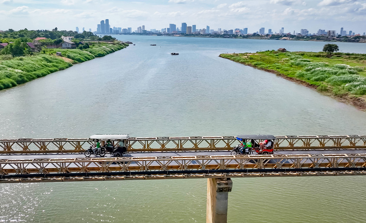 金边至丝绸岛嘟嘟车之旅