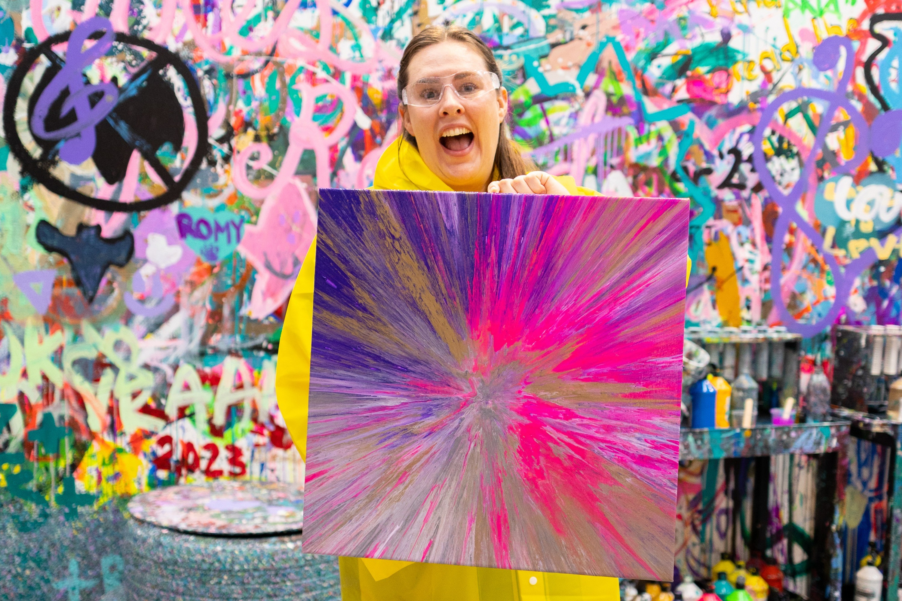 洛杉矶私人彩弹射击 & 旋转艺术体验