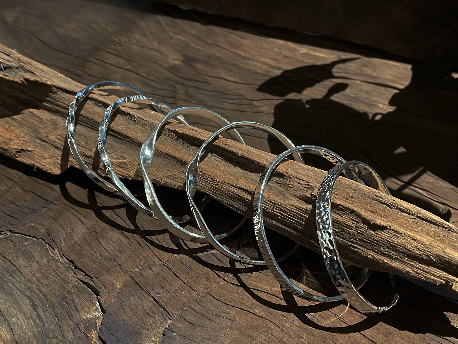 新北：茉合金工 MOKOPORO STUDIO 情侣手作纯银手环 DIY