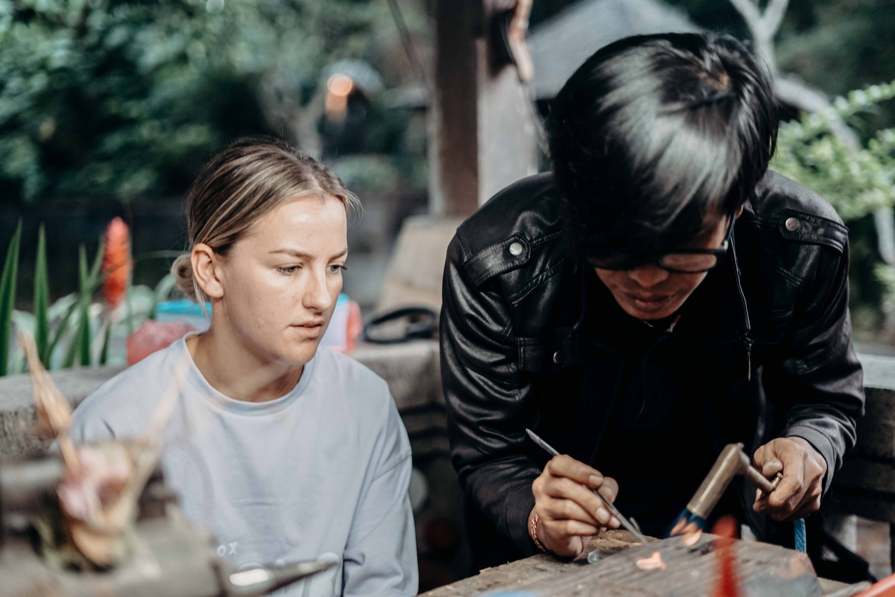 巴厘岛Celuk村银首饰制作体验