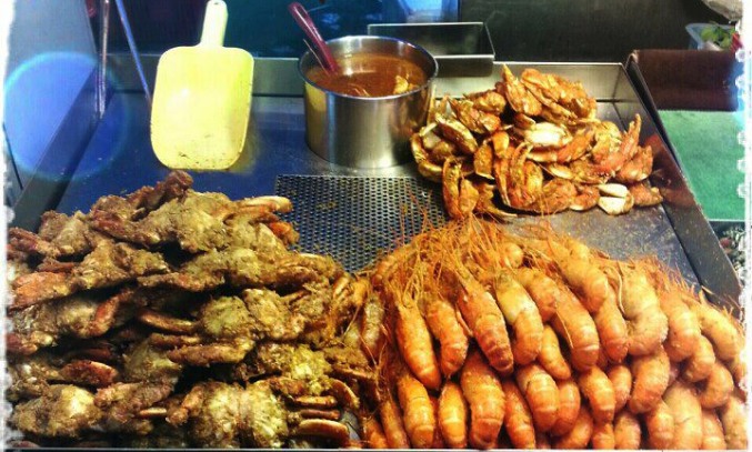 难忘胡椒虾：套餐(螃蟹x2、虾x2、蟹脚x2)