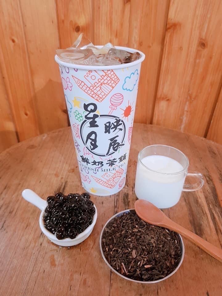 星月映辰鲜奶茶舖：珍珠鲜奶茶(700ml)