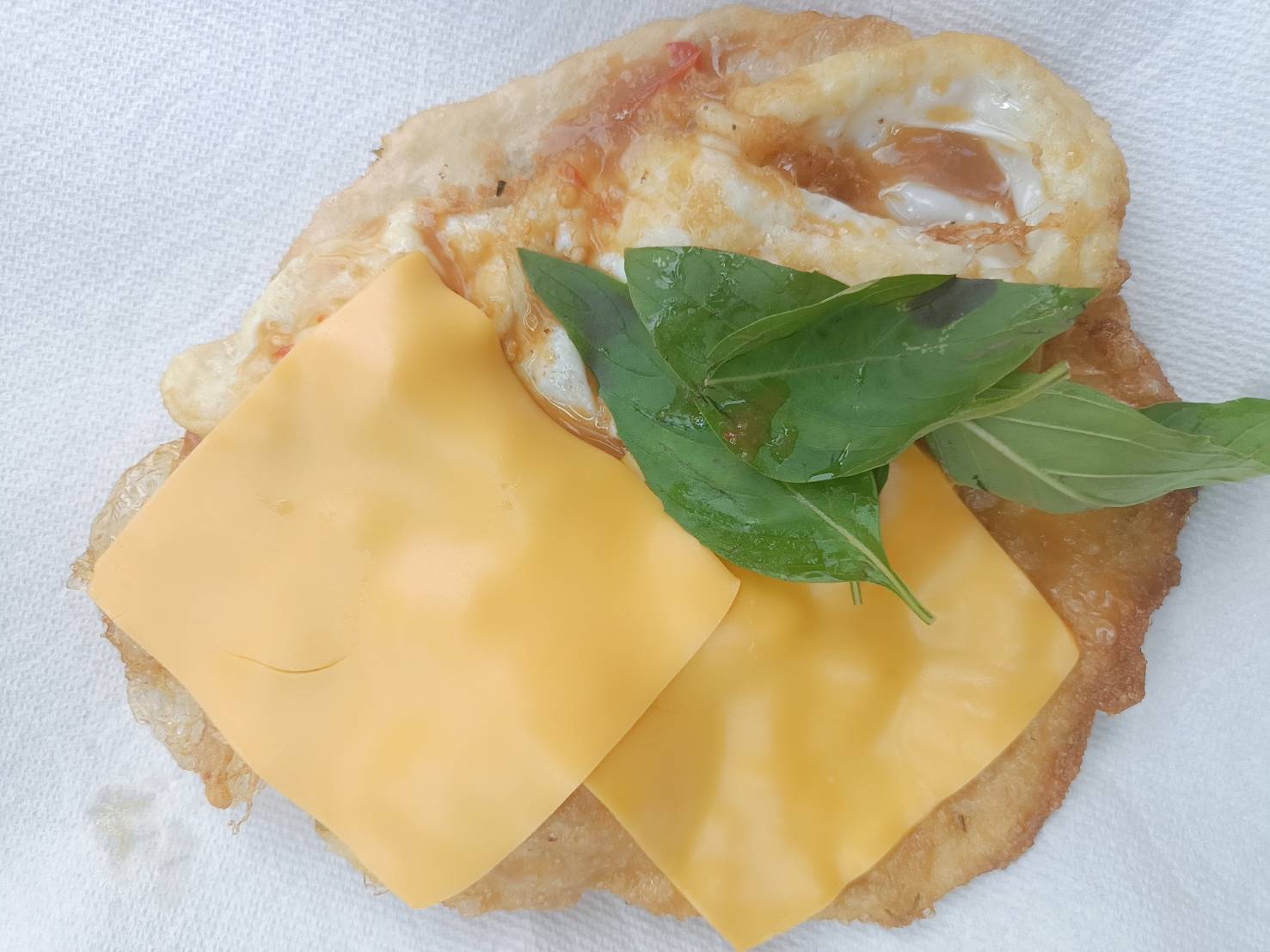 沈爷炸蛋葱油饼：双起司蛋葱油饼