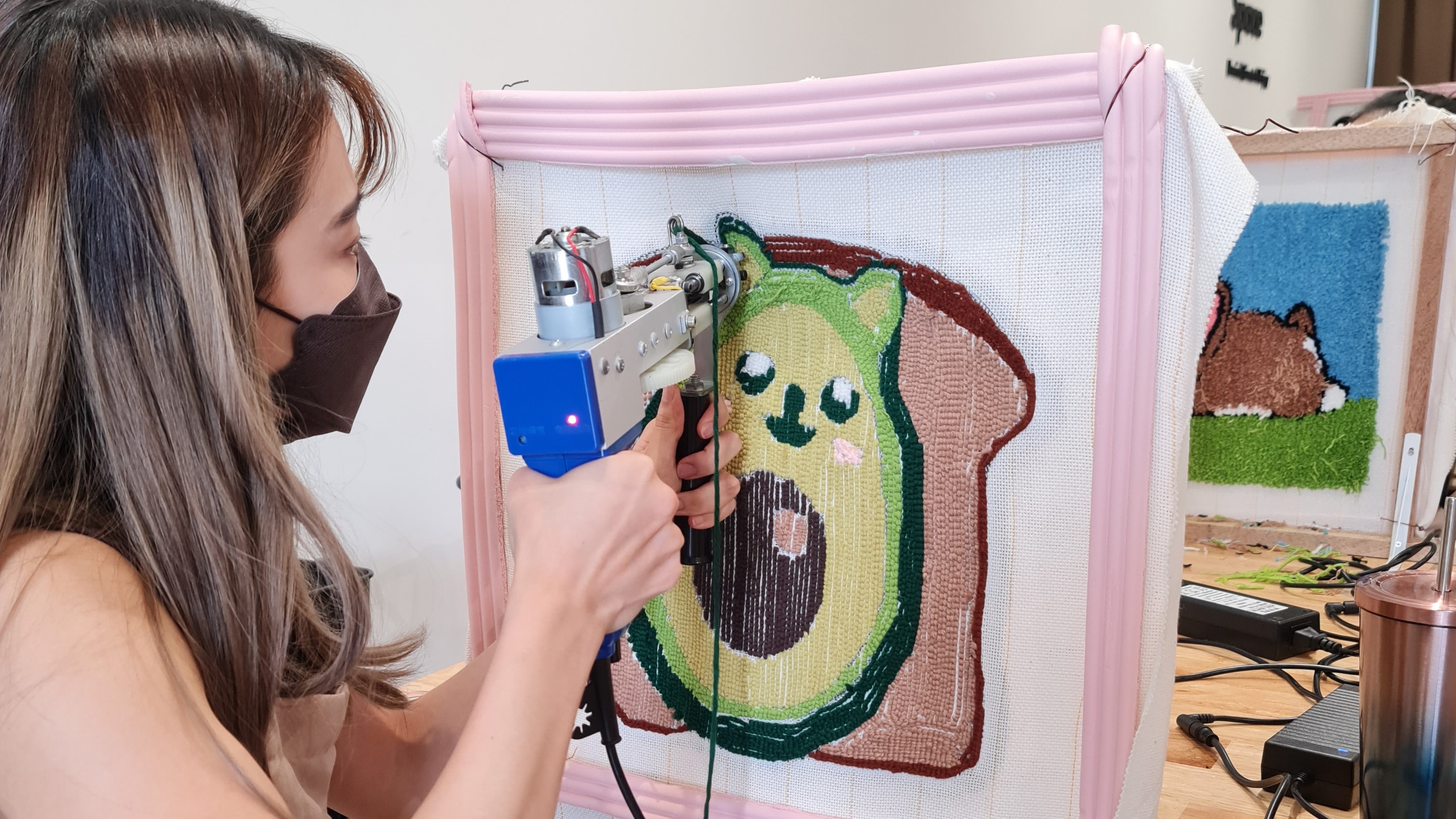 雪兰莪戳戳绣 / 霓虹灯工作坊体验 （Tuft Space提供）