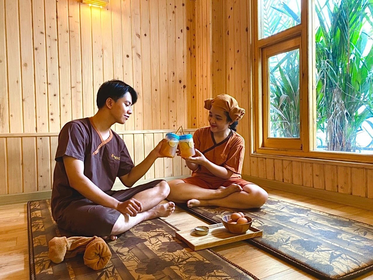 胡志明市 Temple Leaf Spa Land 汗蒸幕体验