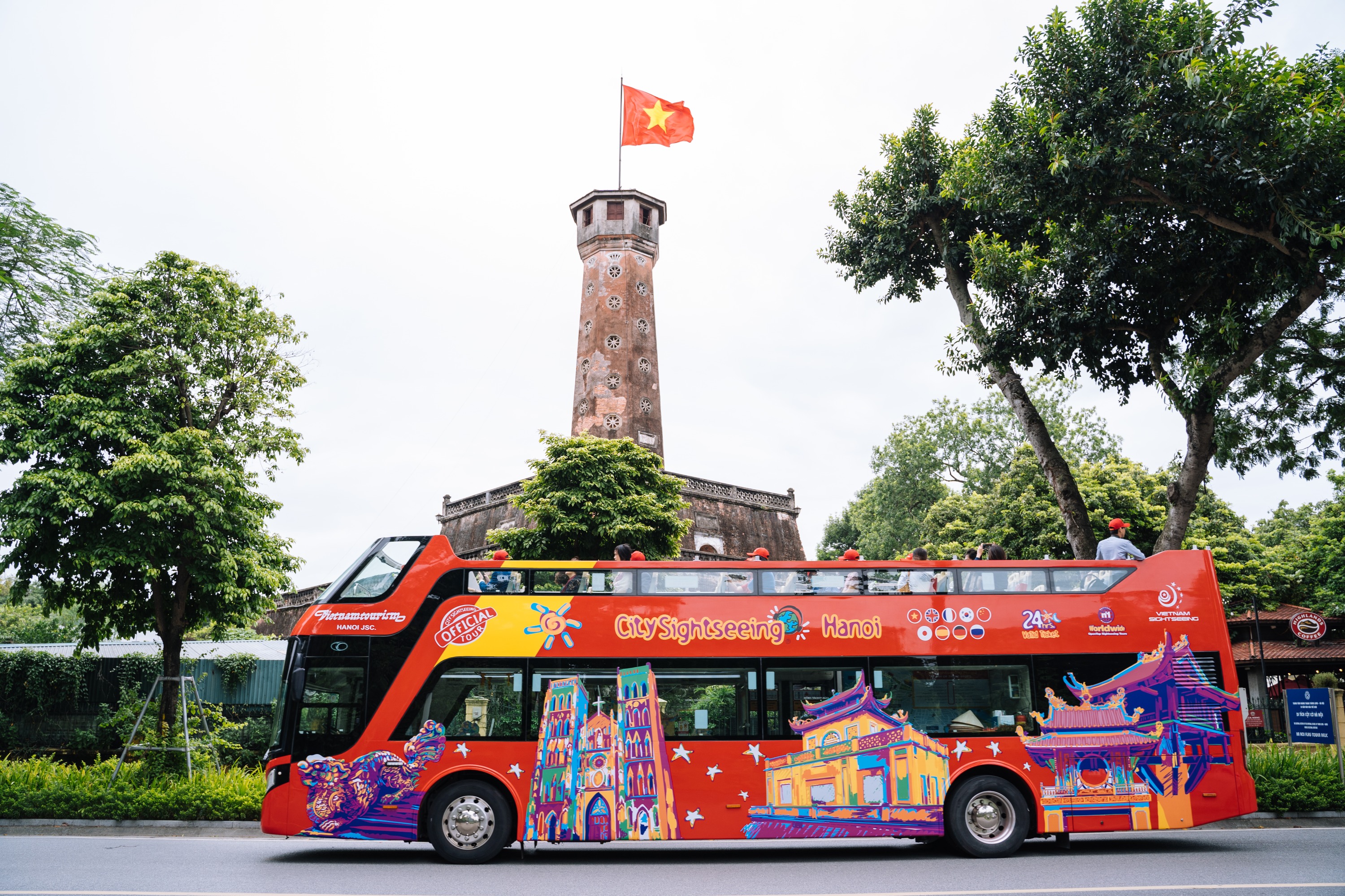 河内双层观光巴士票（City Sightseeing 提供）