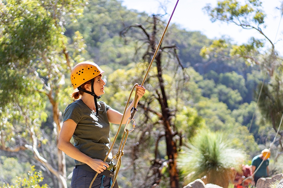 Morialta攀岩 & 绳降体验