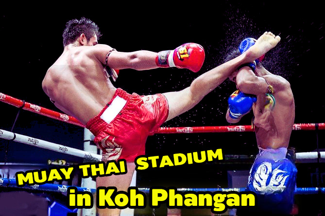 帕岸岛Chinnarach Muay Thai Stadium泰拳馆比赛