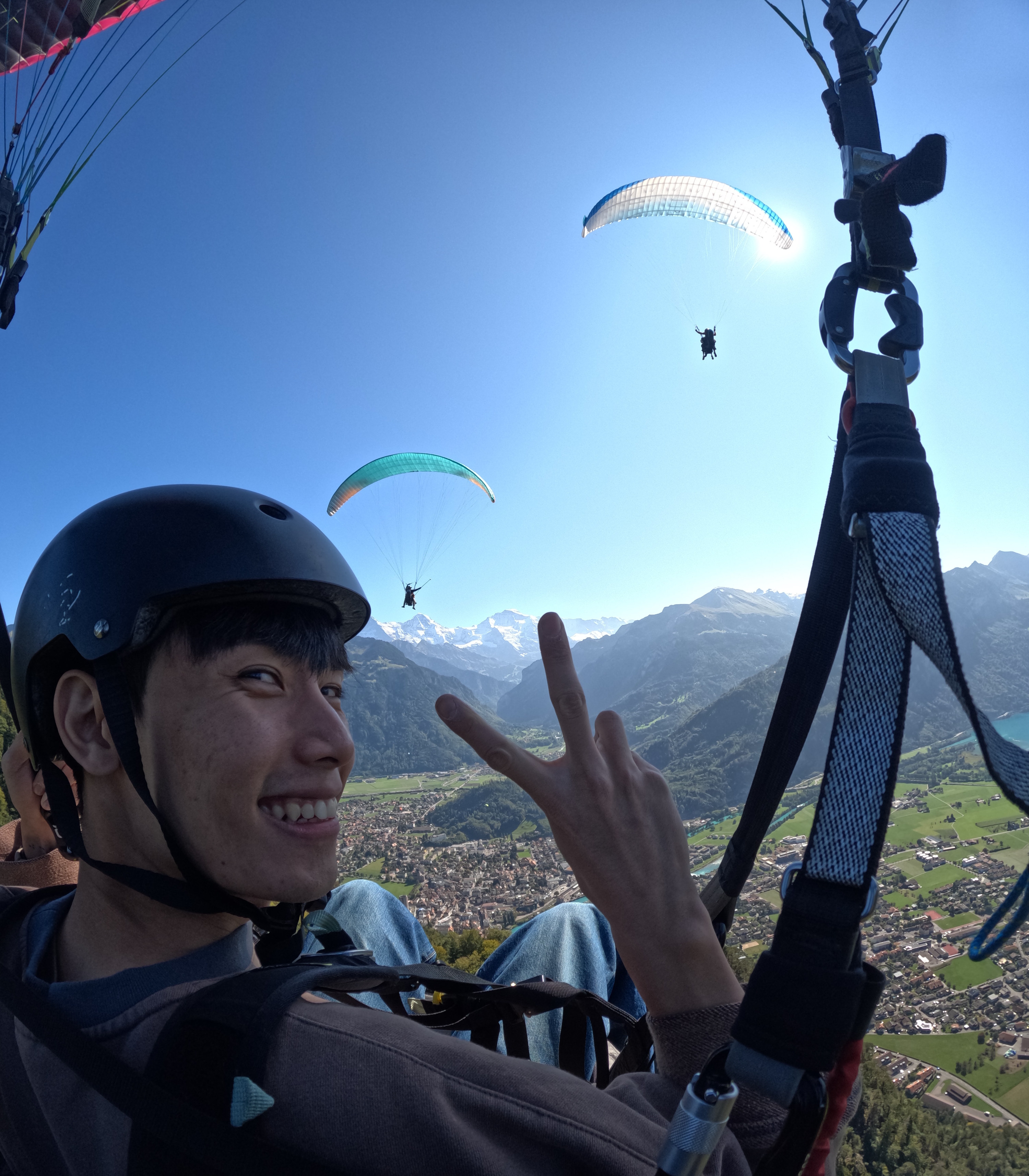 因特拉肯滑翔伞体验 - 顶级飞行