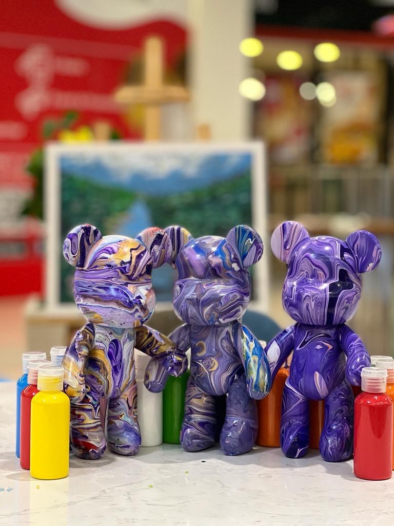 吉隆坡积木熊涂色体验（Good Times DIY提供）