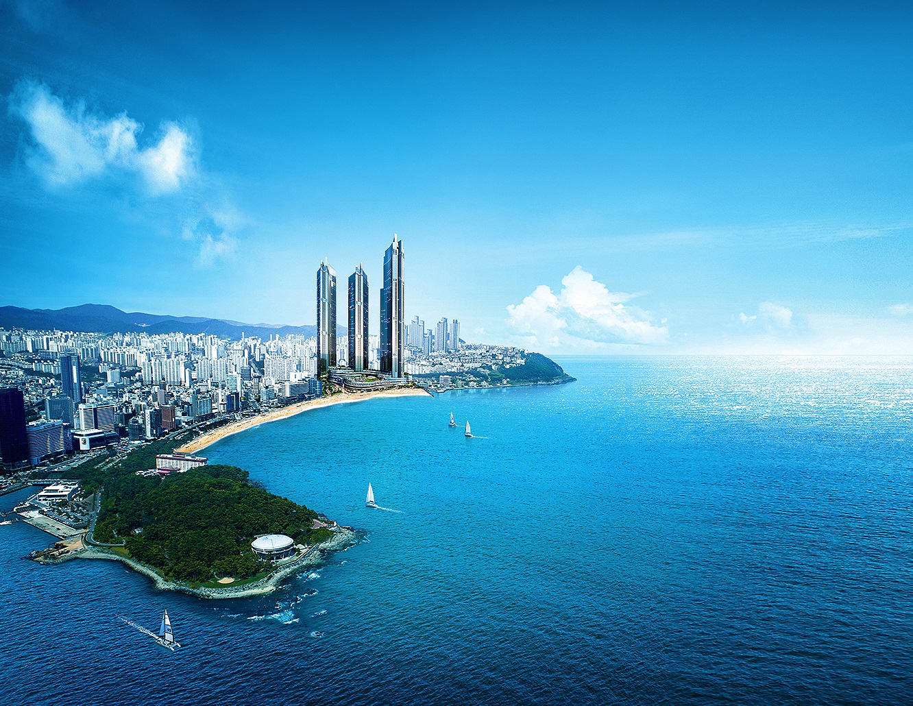 釜山海滨列车一日游（含 X the SKY 观景台体验）