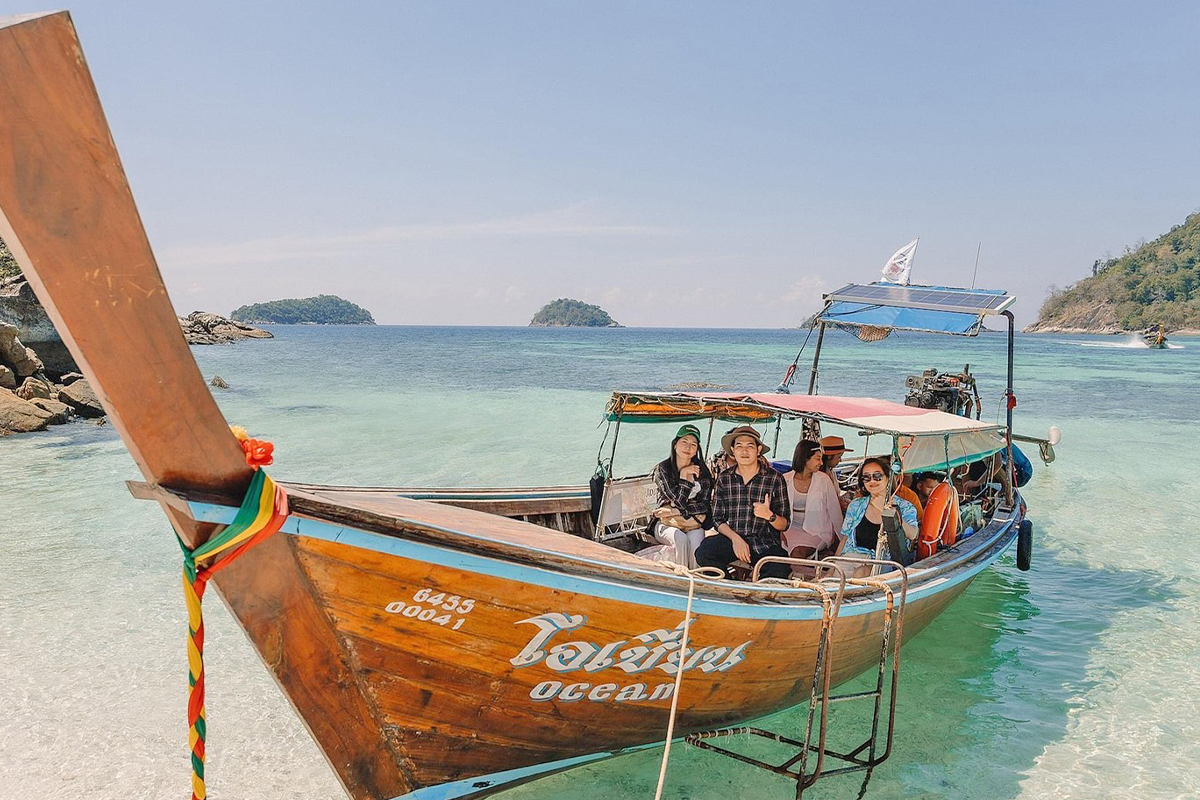 丽贝岛5岛私人长尾船之旅（免费使用Go Pro相机）