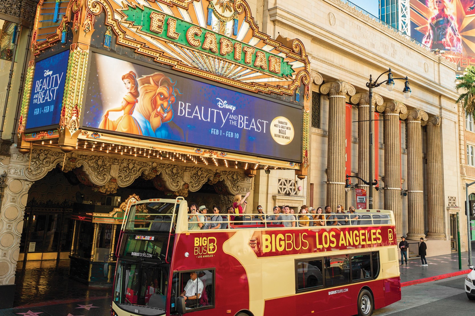 洛杉矶 Big Bus 随上随下观光巴士之旅（敞篷）