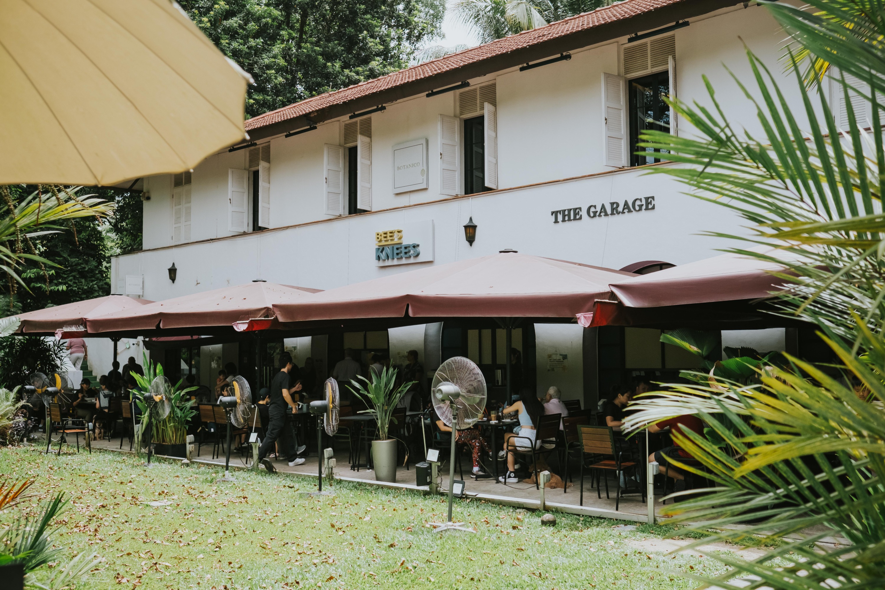 新加坡植物园 The Garage 酒吧 Bee's Knees 调酒