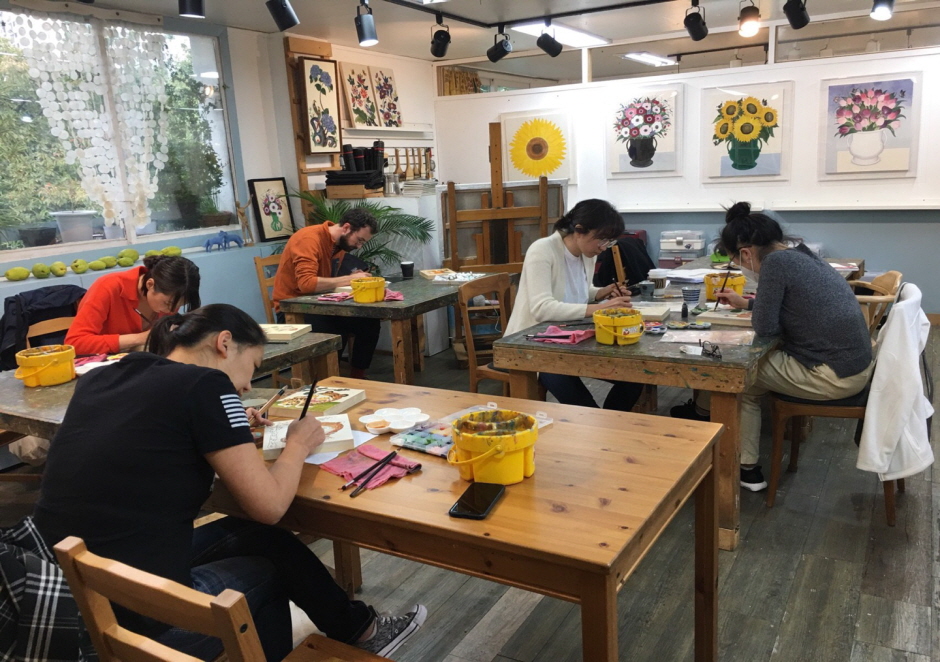 首尔传统民俗画体验