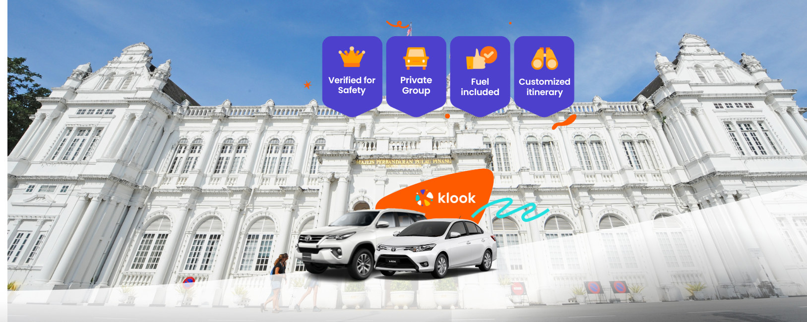 合艾往 / 返槟城乔治市单程私人接送服务