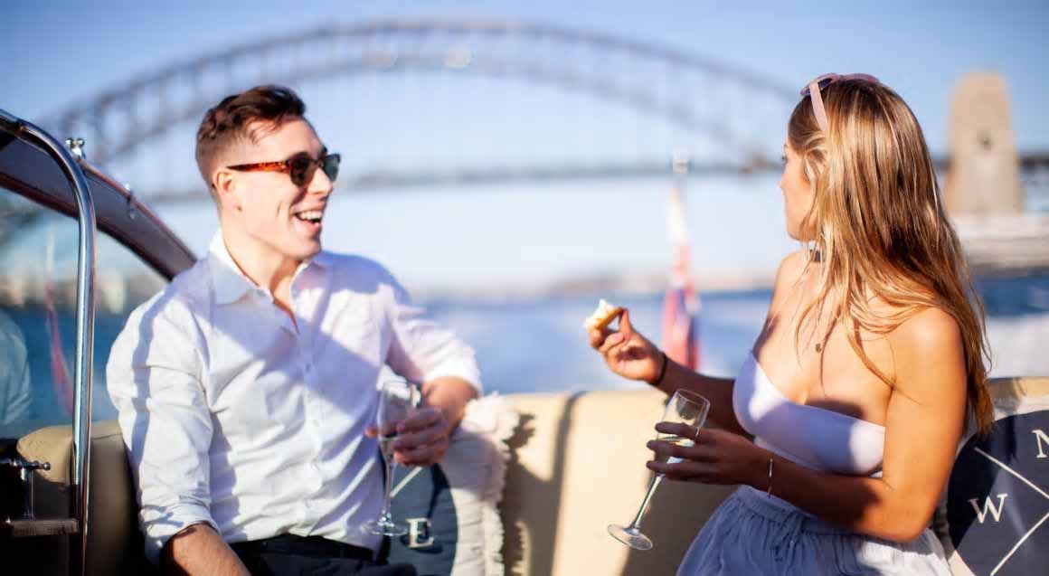 悉尼港私人日落游船巡航体验（最多12人）