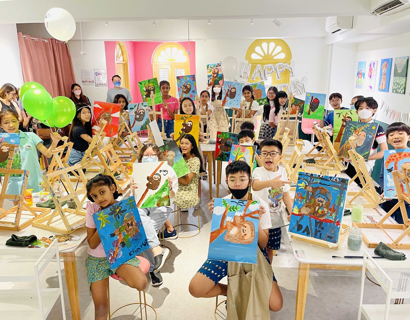 Sip 'N' Paint绘画体验 - 新加坡PaintBlush