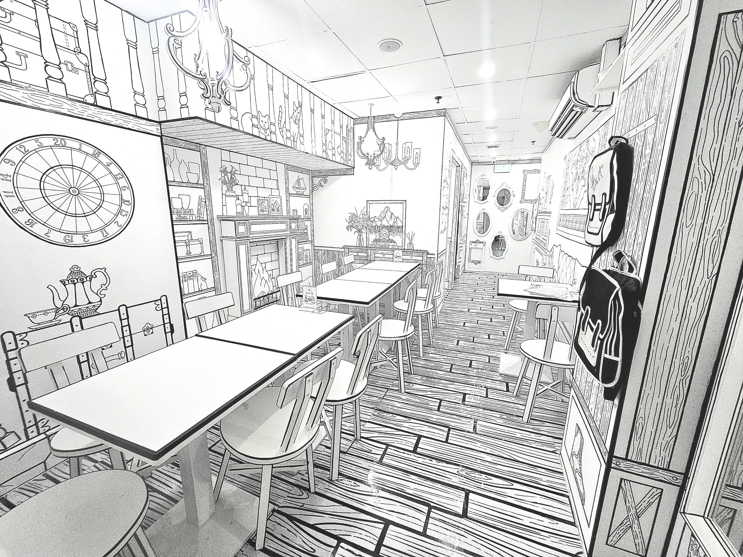 新加坡 Cafe Monochrome 咖啡厅