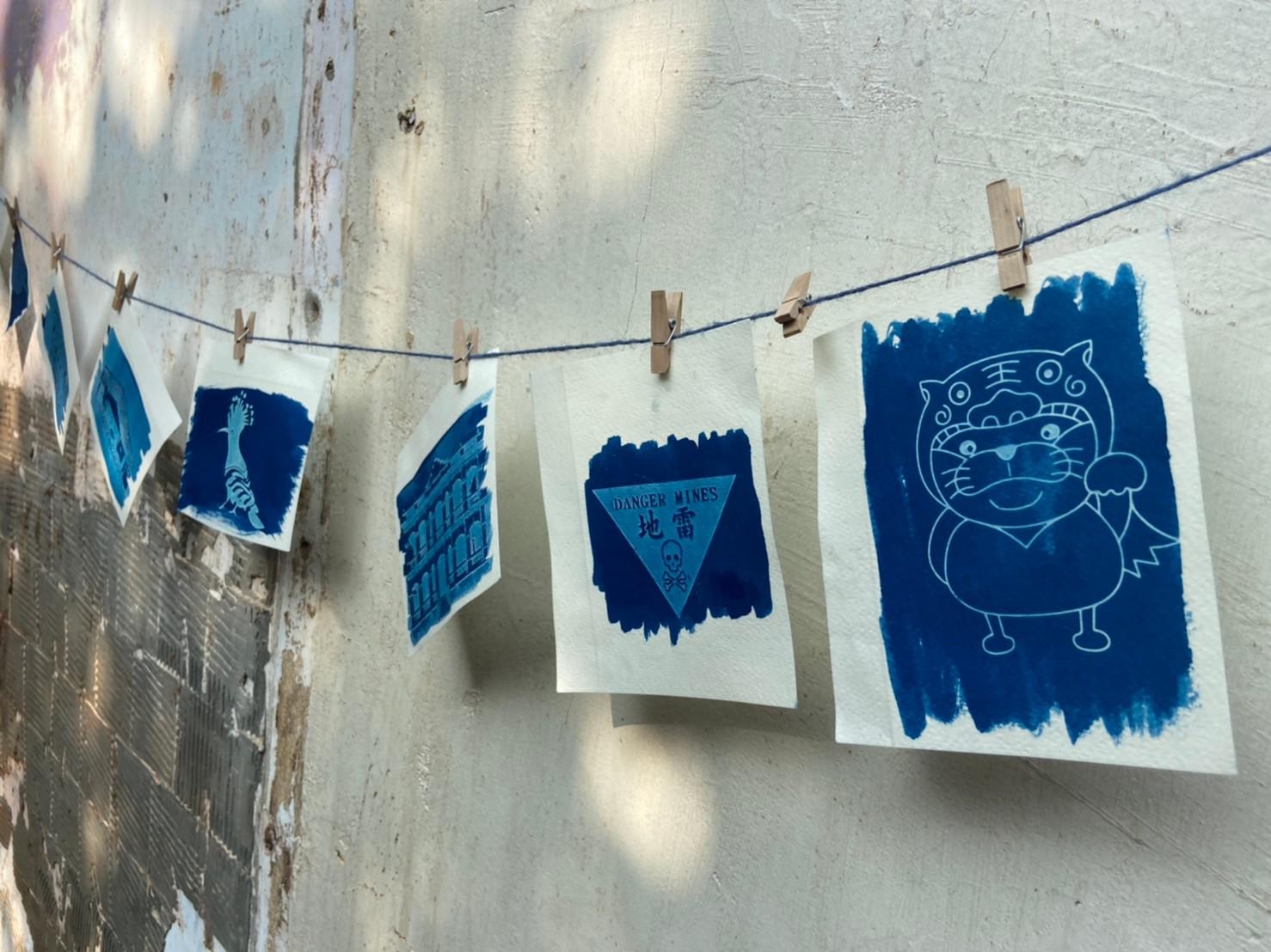 金门｜蓝晒明信片＆捐印帆布袋DIY体验