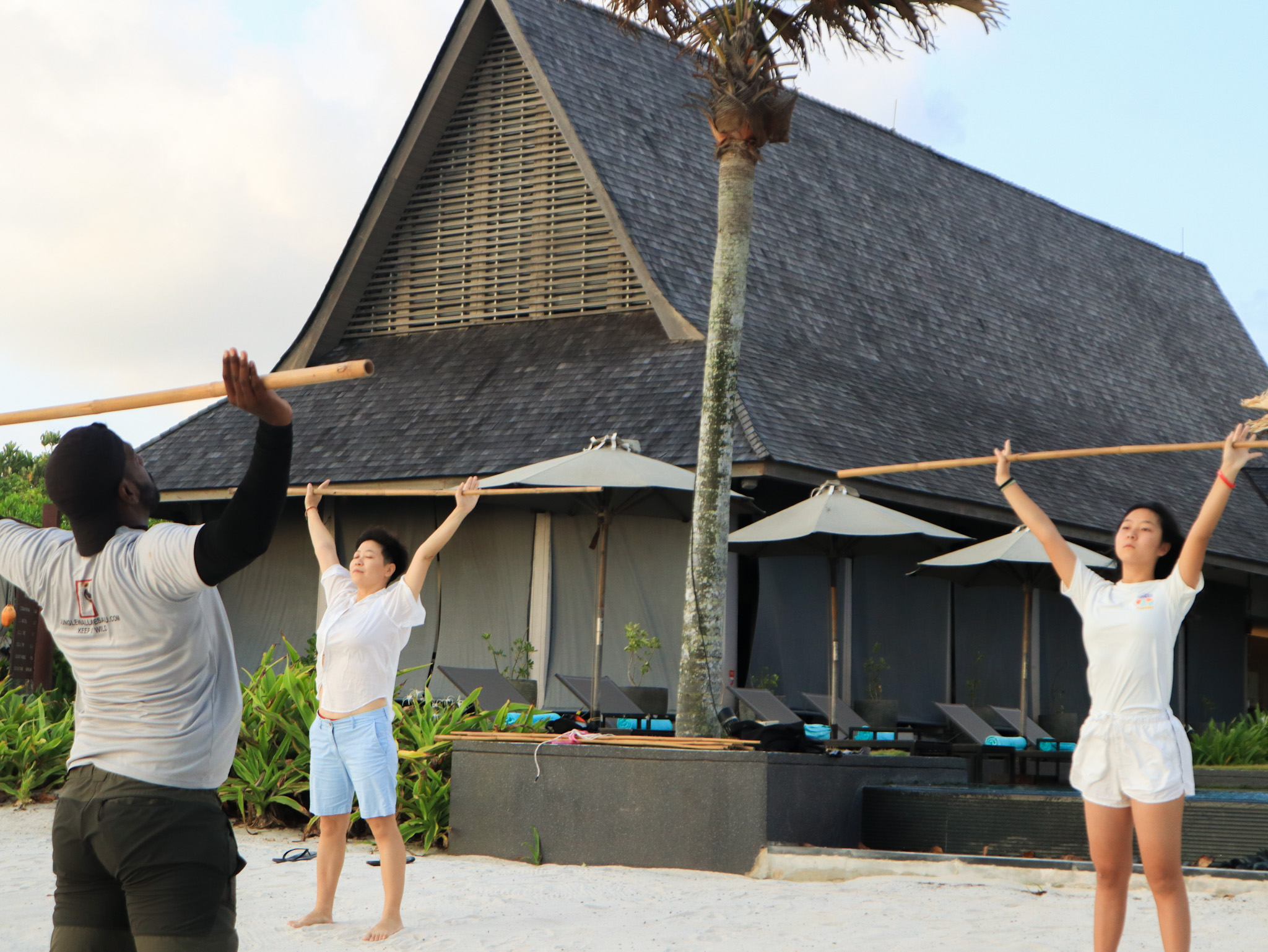迪沙鲁竹棍运动体验